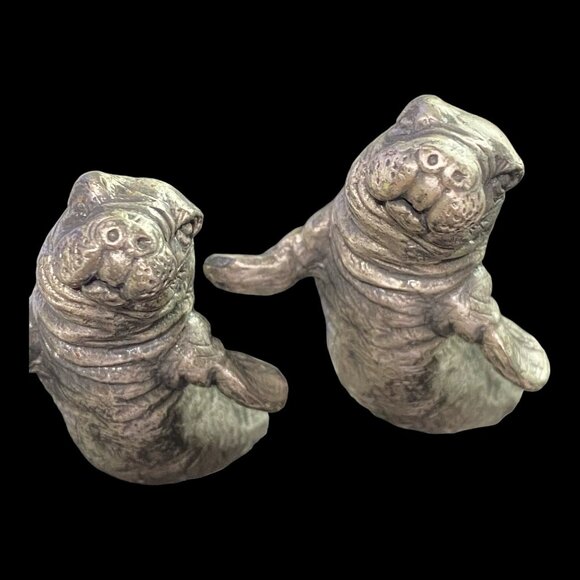 Figurines Pewter Manatee Figurine Statuette 3" T x 2" W - Picture 8 of 16